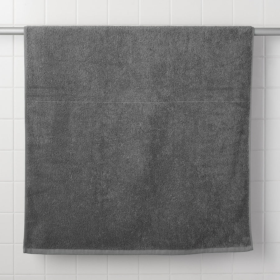 Cotton Pile Bath Towel With Further Options - Charcoal Grey