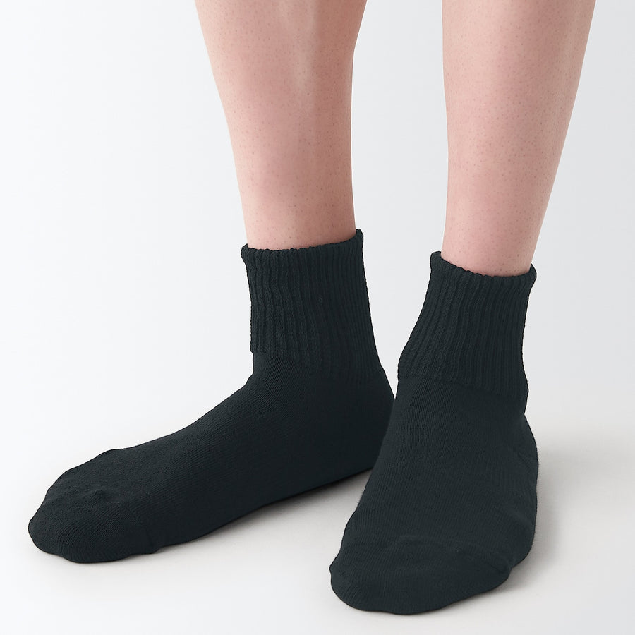 Right Angle Pile Short Socks - Unisex