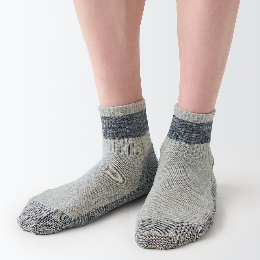 Right Angle Pile Short Socks - Unisex
