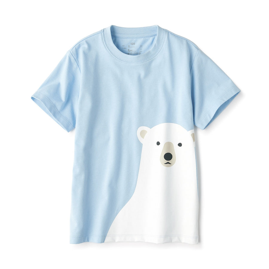 Short Sleeve Animal Print T-Shirt (Kids)