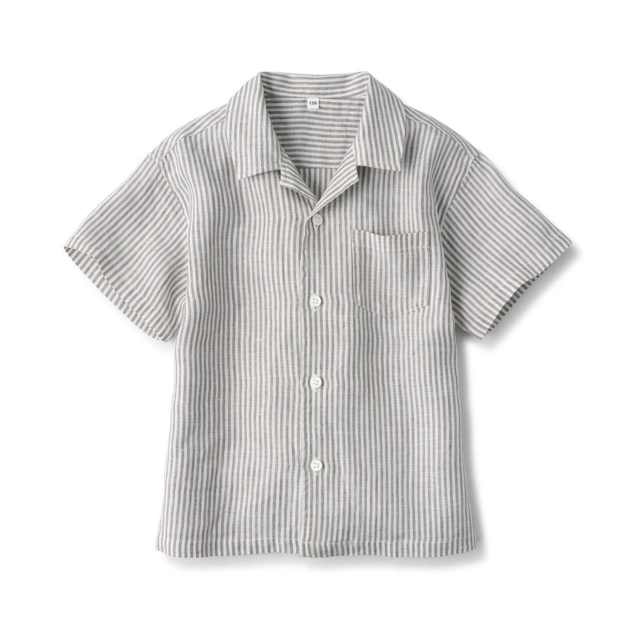 Hemp Washed Short Sleeve Shirt (Kids)