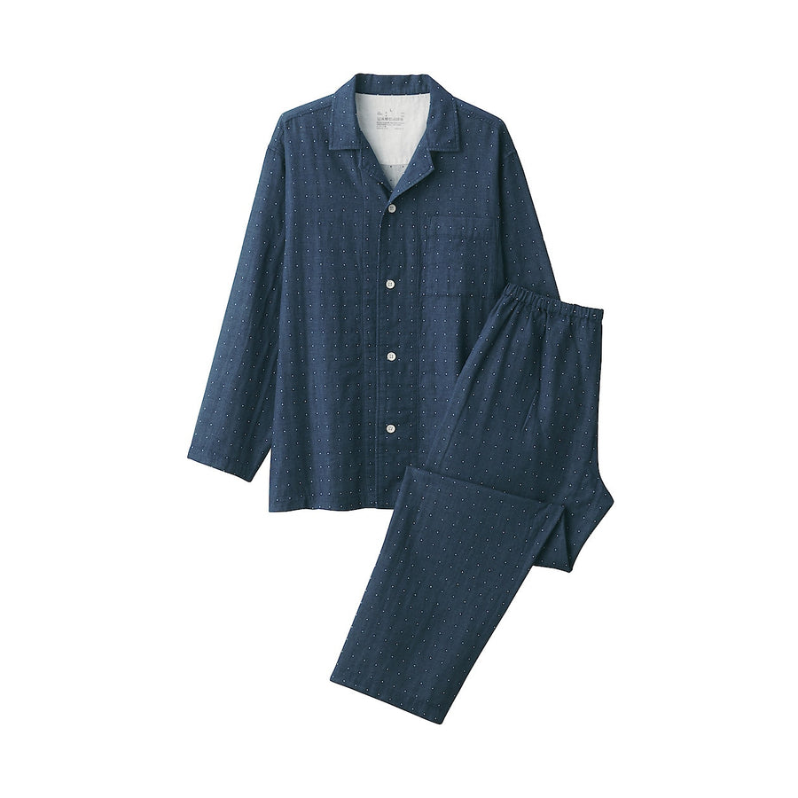 Side Seamless Double Gauze Long Sleeve Pyjamas – MUJI Australia