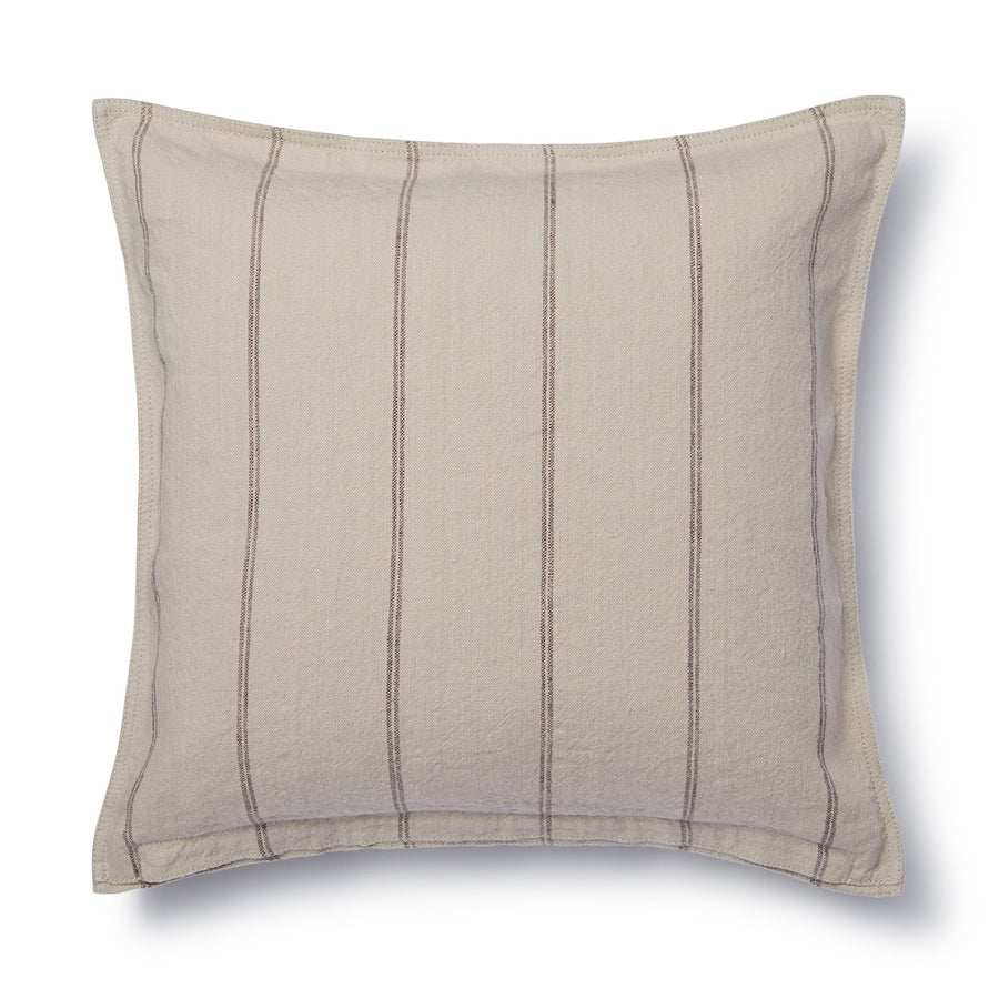 Linen Cotton Washed Stripe Cushion Cover
