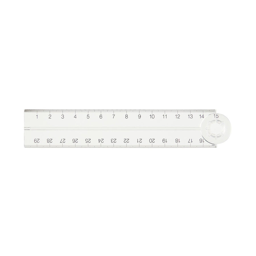 Polycarbonate Double-Sided Ruler