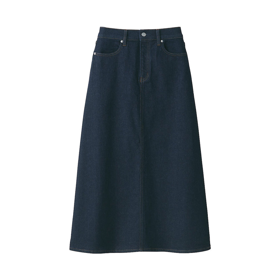 GUUZYUVIZ High Waist Denim Long Skirts For Women Casual A Line Jean Skirts  For Ladies Blue Black - AliExpress
