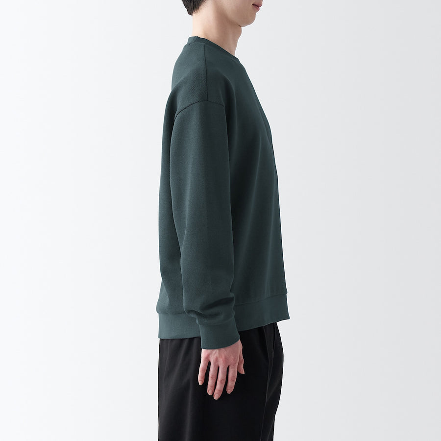 Double knits sweatshirt MEN XS Dark green