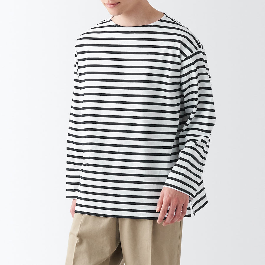 Heavyweight Jersey Boatneck 3/4 Sleeve T-Shirt