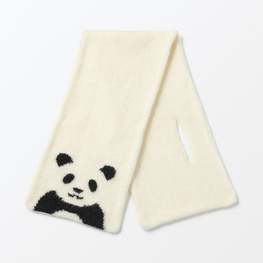 Animal pattern kid's Strech Scarf 16*70cm Giant panda