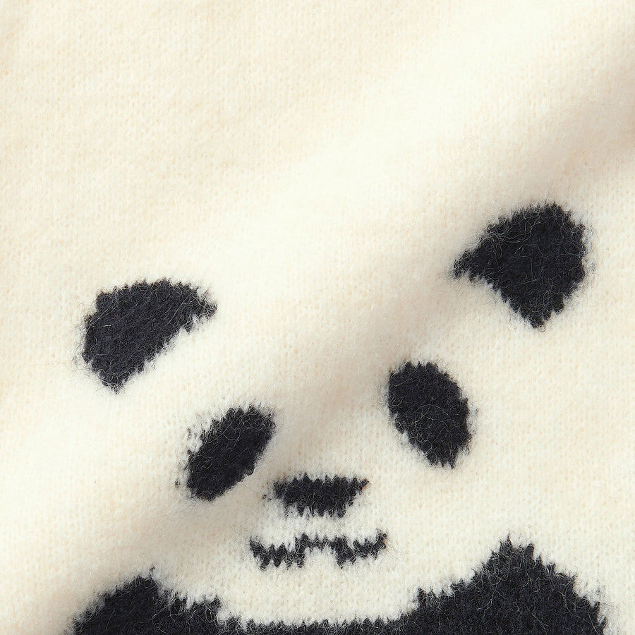Animal pattern kid's Strech Scarf 16*70cm Giant panda