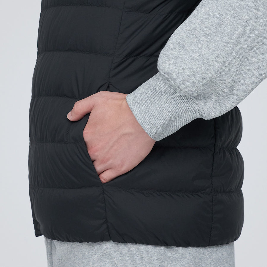 Lightweight Pocketable Collarless Down Vest