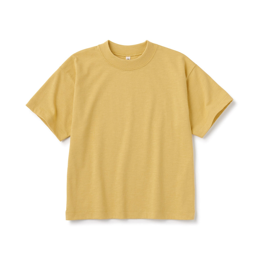Slub Yarn Crewneck Oversized T-Shirt (5-14Y)