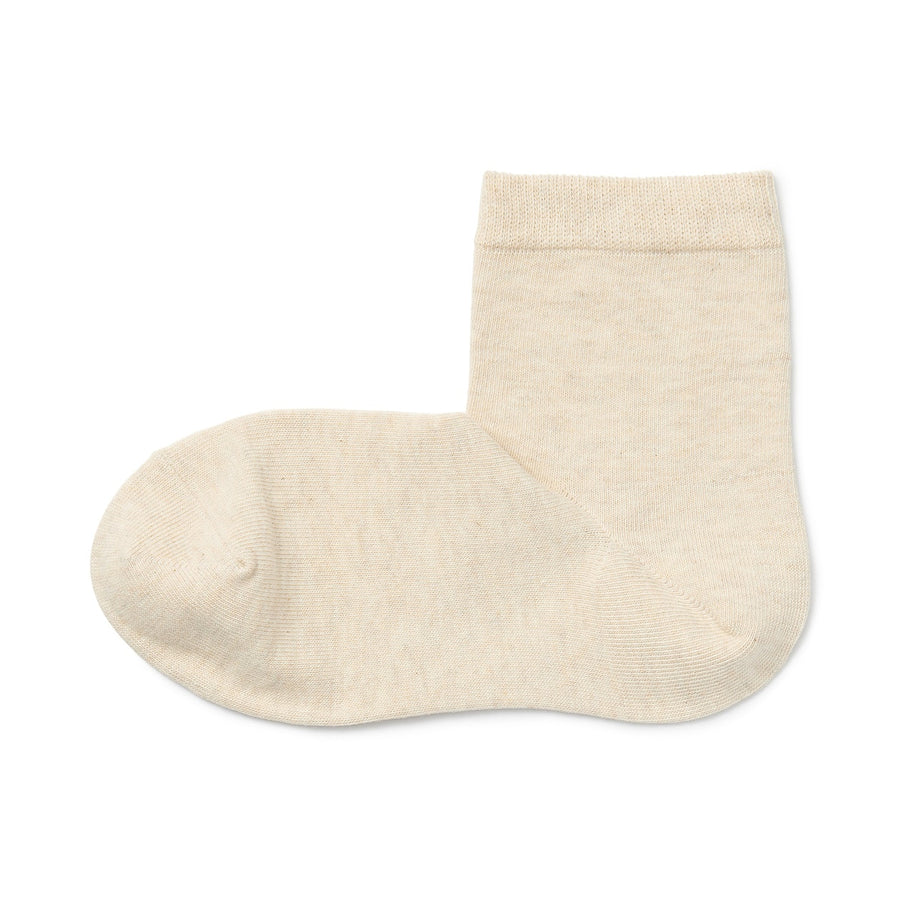 Right Angle 3 Layer Loose Top Short Socks21-23cm White