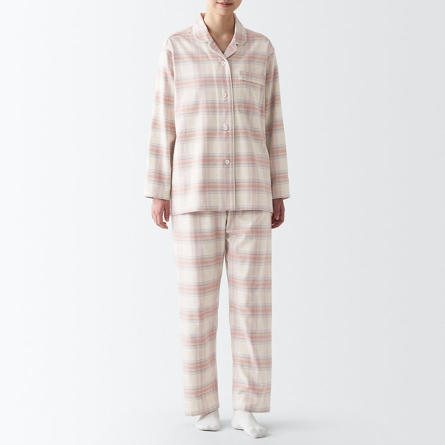 Side Seamless flannel Pajamas