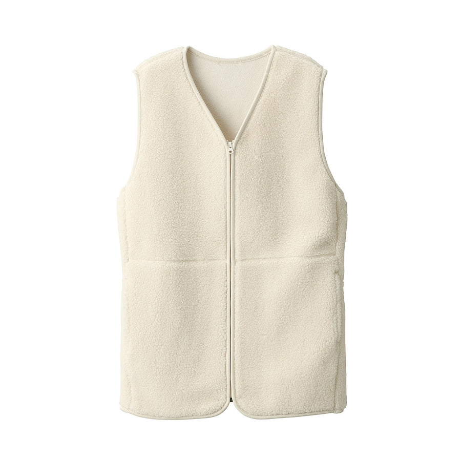 Boa fleece vest LADY XS Ivory