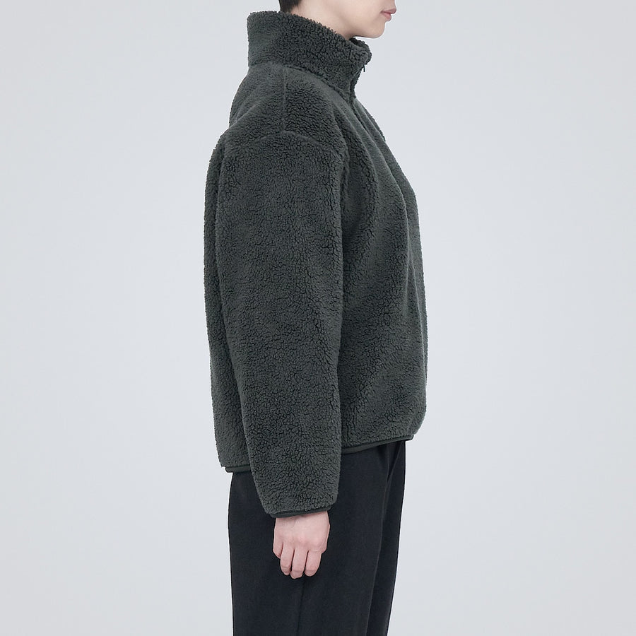 Boa fleece half-zip Pullover LADY XS Dark grey