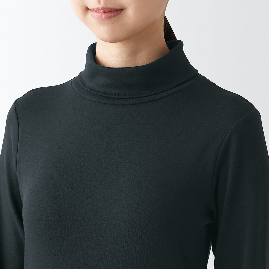 Stretch ribbed Turtle neck L/S T-shirtLADY XS Off white