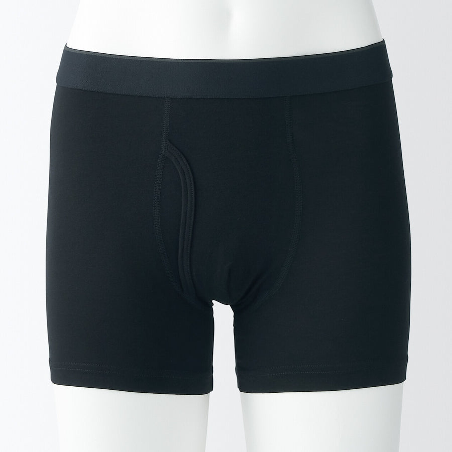 M's Lyocell blended Front open boxer briefsDark grayXS