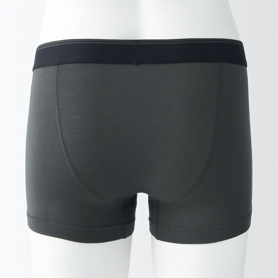 M's Lyocell blended Low rise boxer briefsDark grayXS