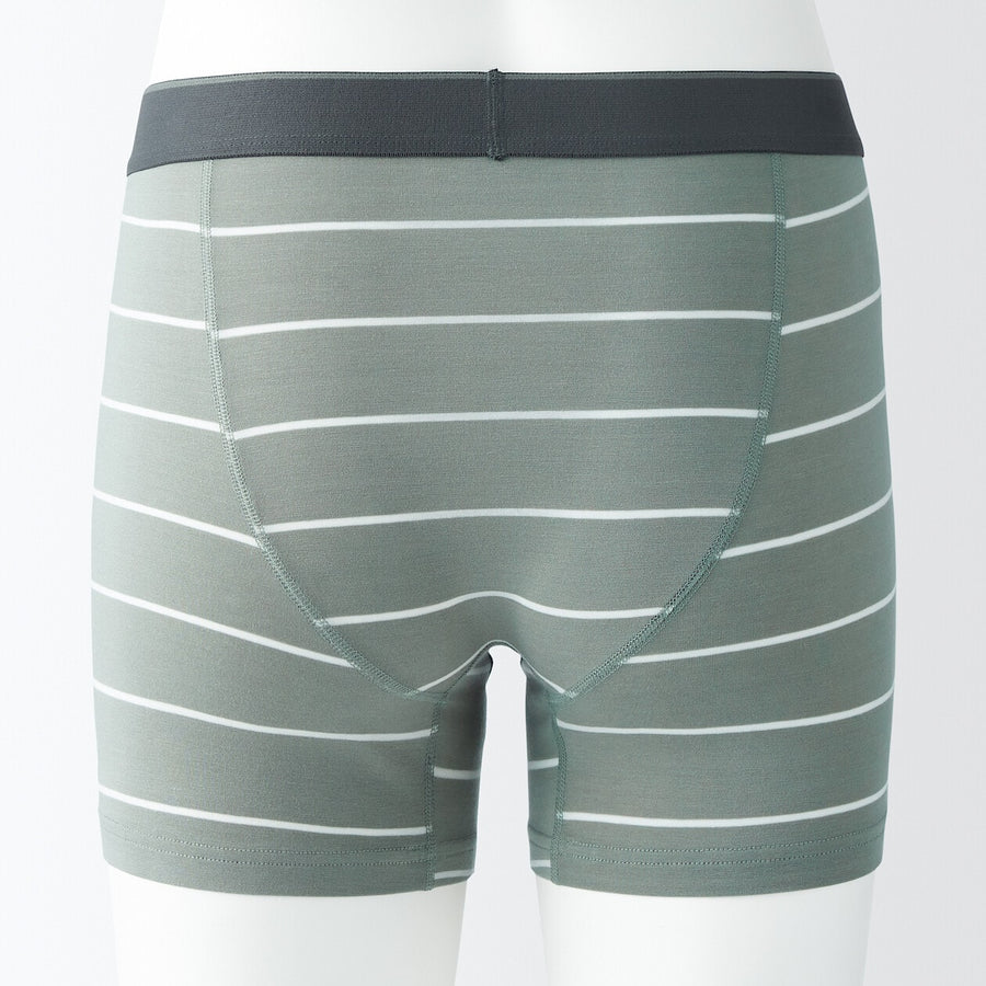 M's Lyocell blended Front open boxer briefsDark grayXS