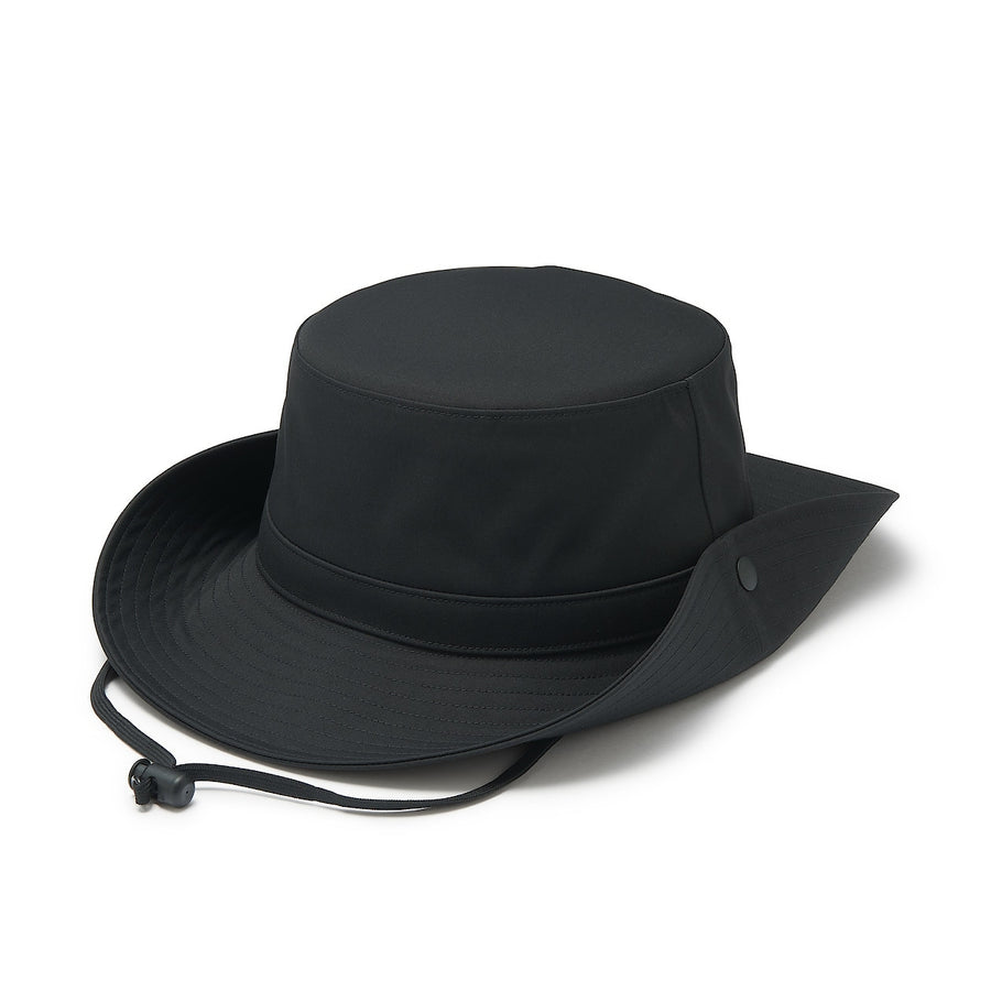 Water repellent Sealing taped safari HatBlack56.5-59cm