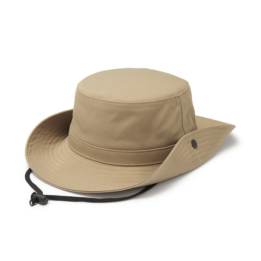 Water repellent Sealing taped safari HatBlack56.5-59cm