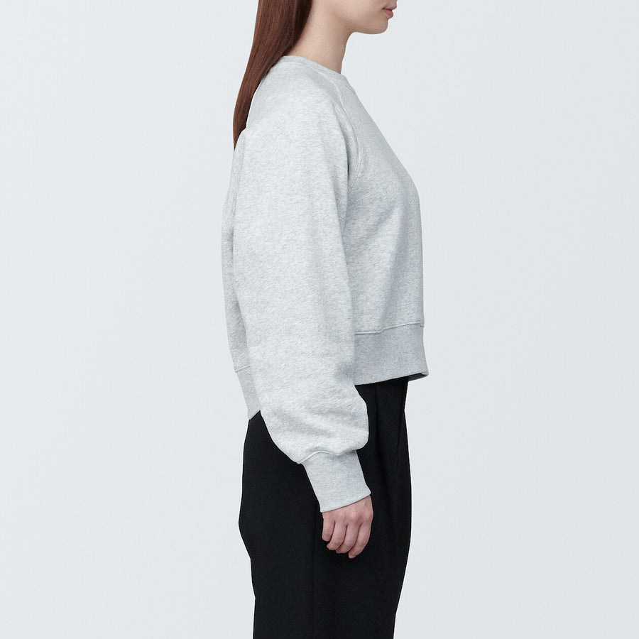 Women's Crew neck L/S Sweat shirt WhiteXS