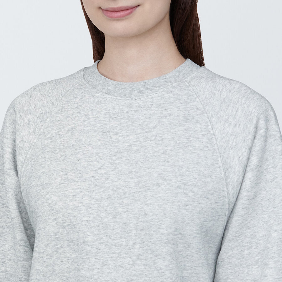 Women's Crew neck L/S Sweat shirt WhiteXS