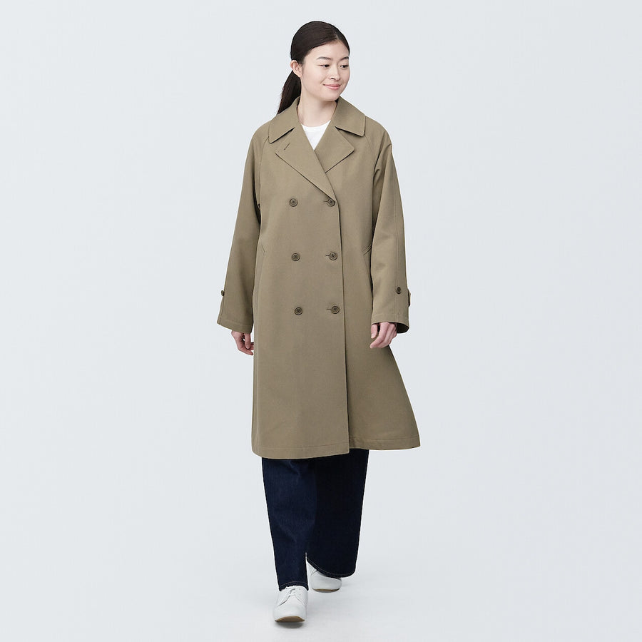 Women's Water repellent Trench coatBeigeXS