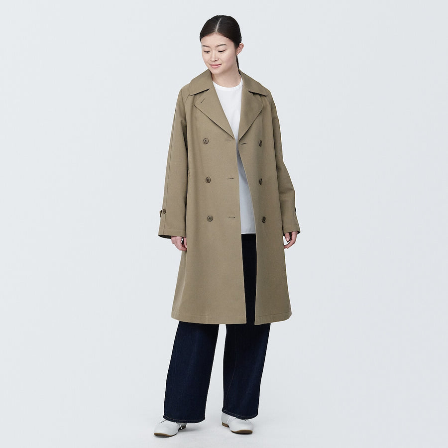 Women's Water repellent Trench coatBeigeXS