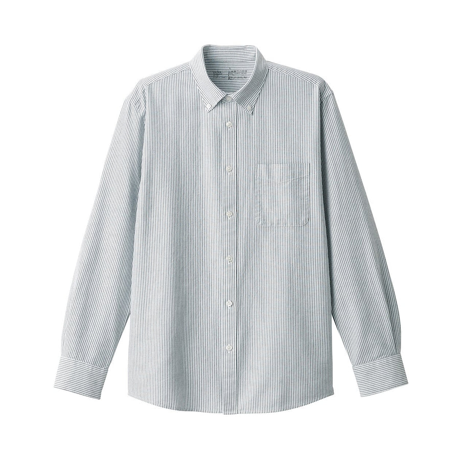 M's Washed oxford button down L/S shirtWhiteXS