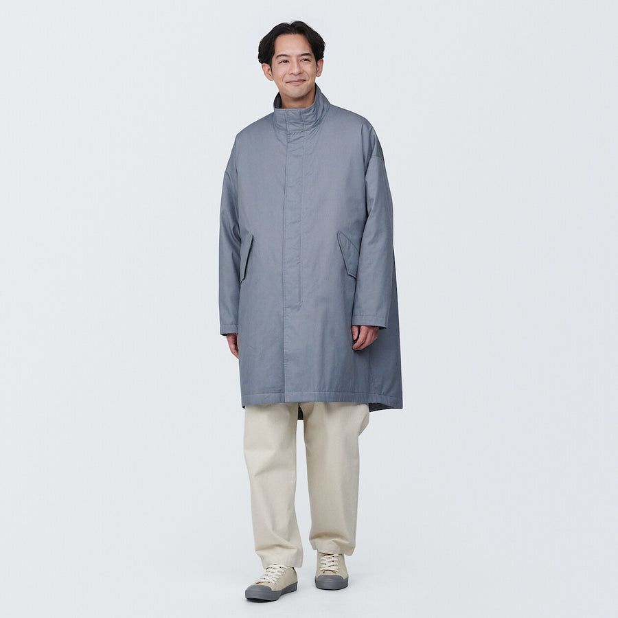 M's kapok blended padded coat MEN XS Medium grey