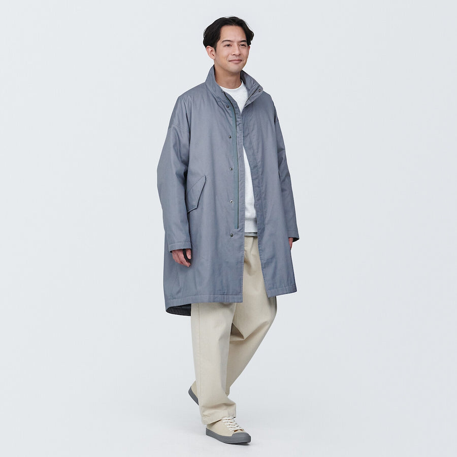 M's kapok blended padded coat MEN XS Medium grey