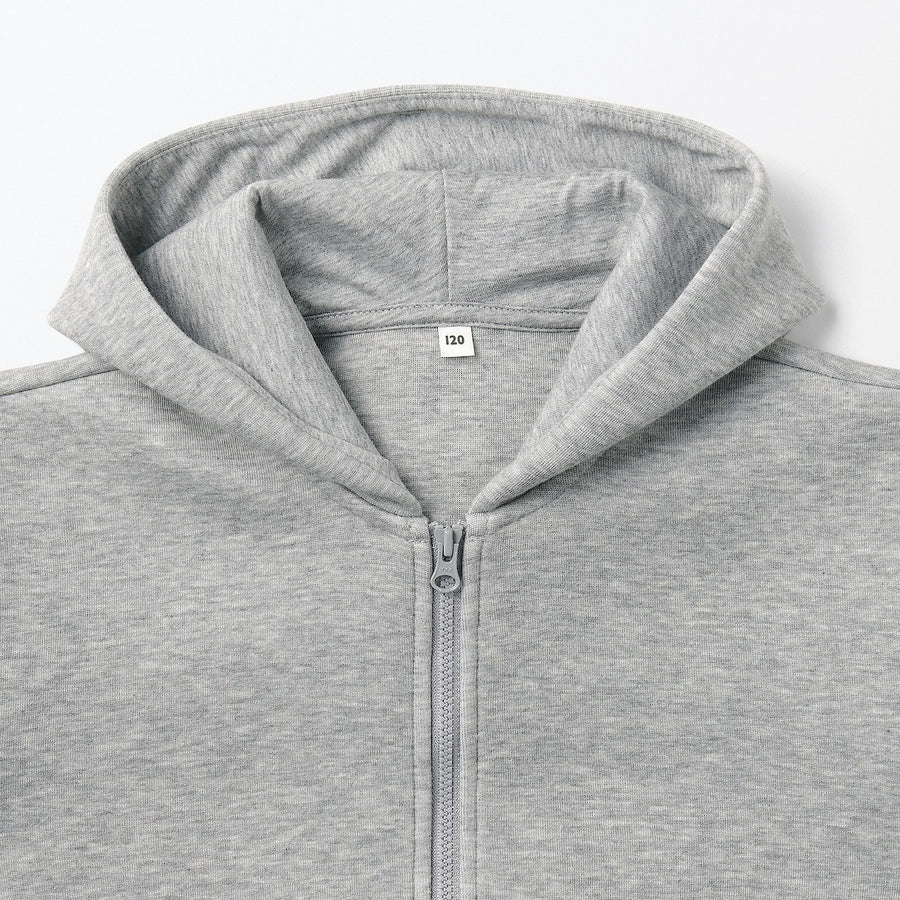 K's Double Knitted Sweatshirt Zip up hoodieGray110