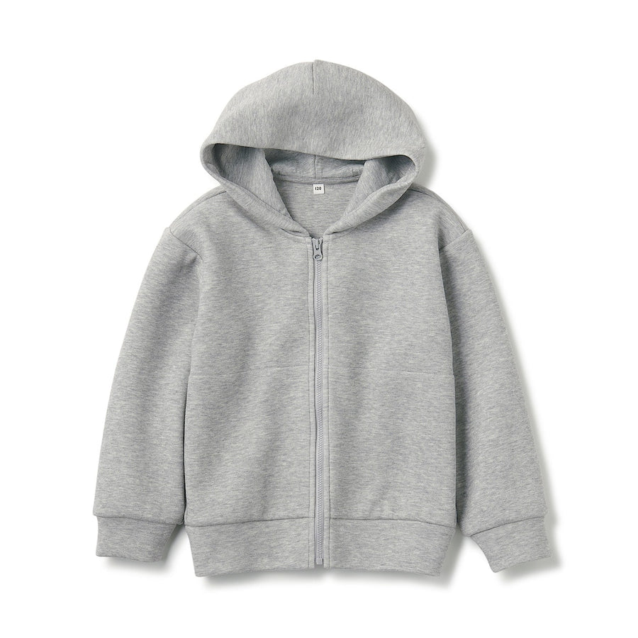 K's Double Knitted Sweatshirt Zip up hoodieGray110