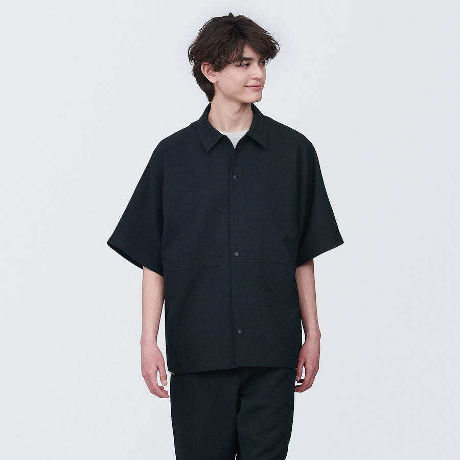 Breathable UV protection easy-clean S/S shirtBlackXS