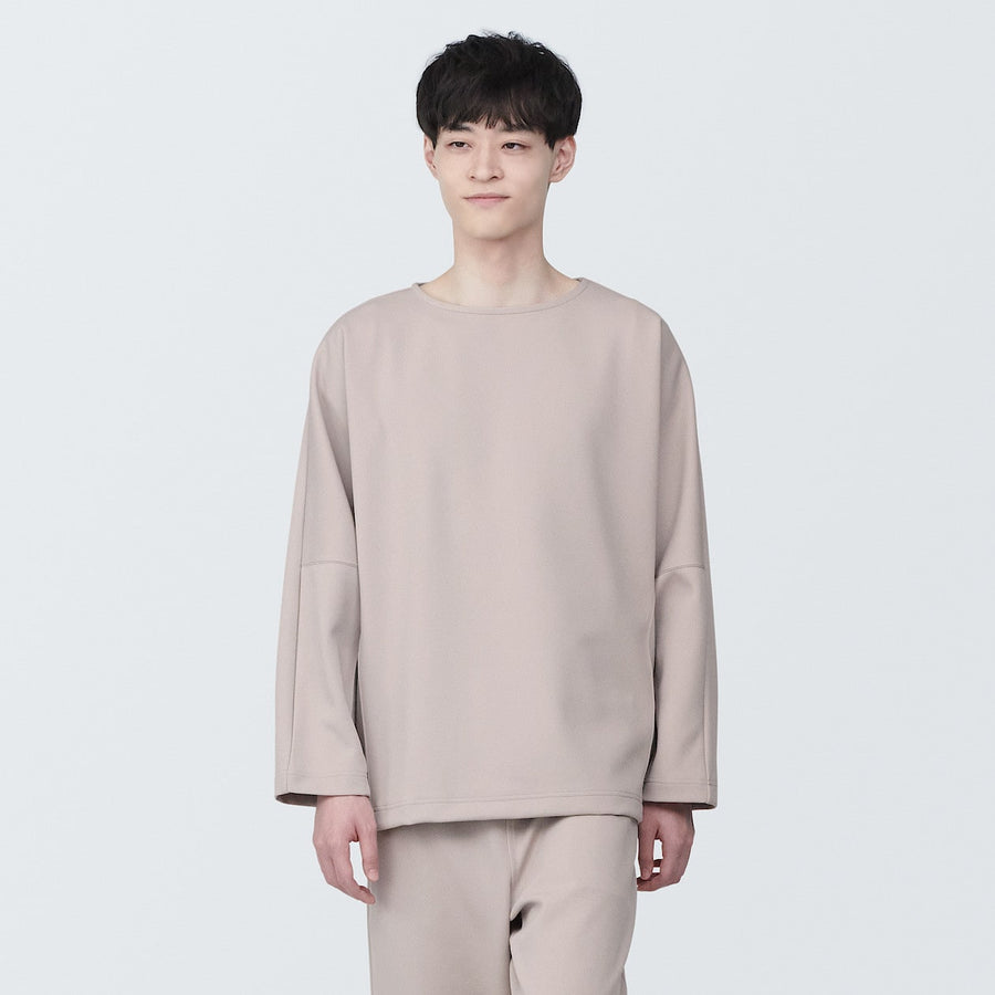 MUJI Labo Water Repellent Double Knitted Long Sleeve Pullover