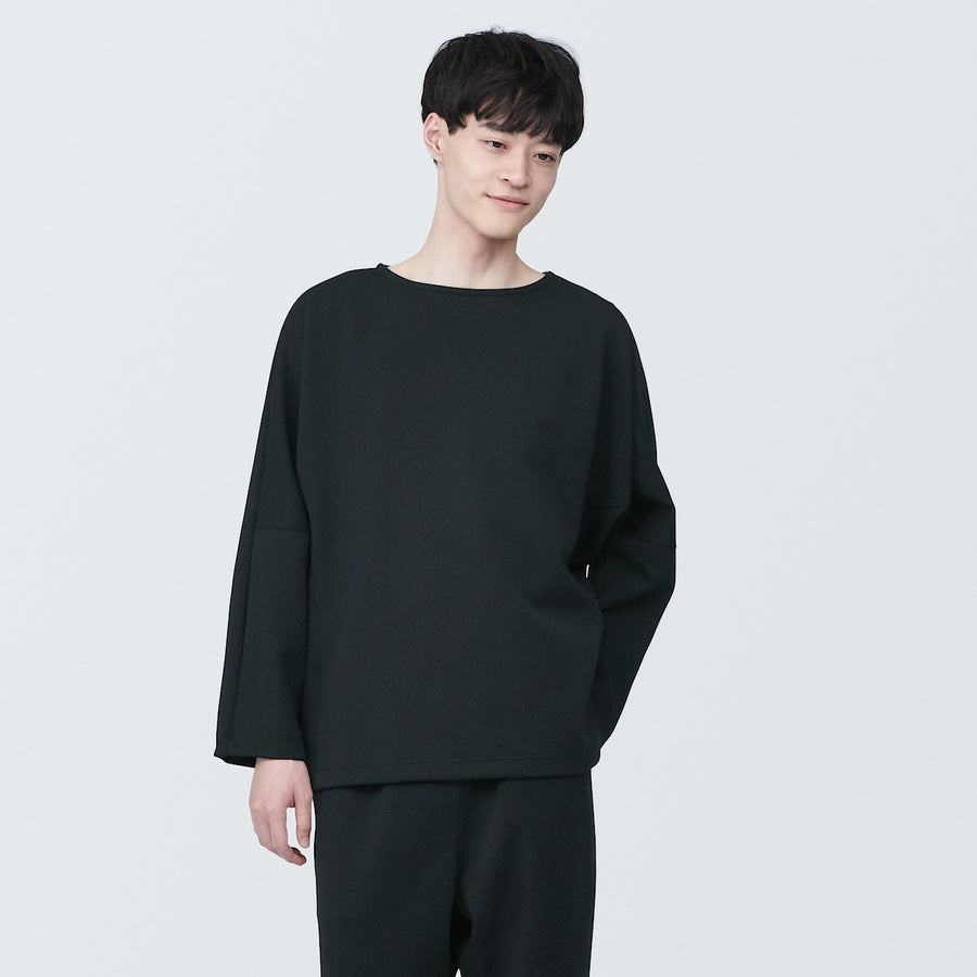 MUJI Labo Water Repellent Double Knitted Long Sleeve Pullover