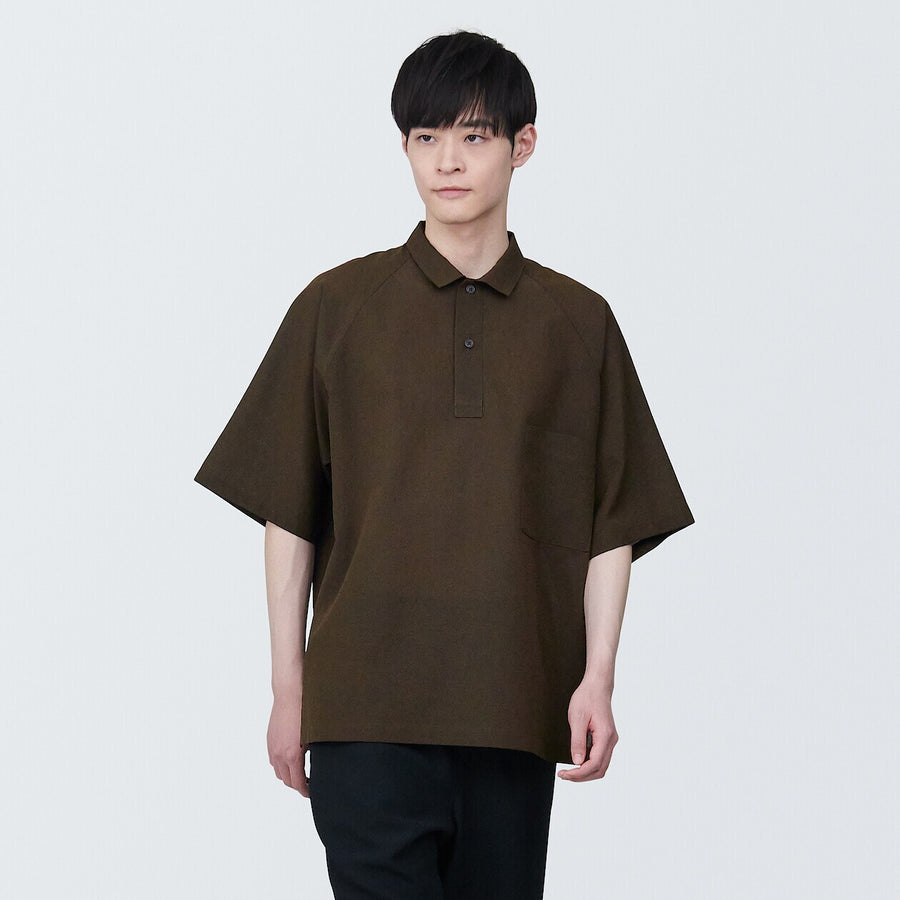 Breathable easy-clean S/S poro shirt Off whiteXS