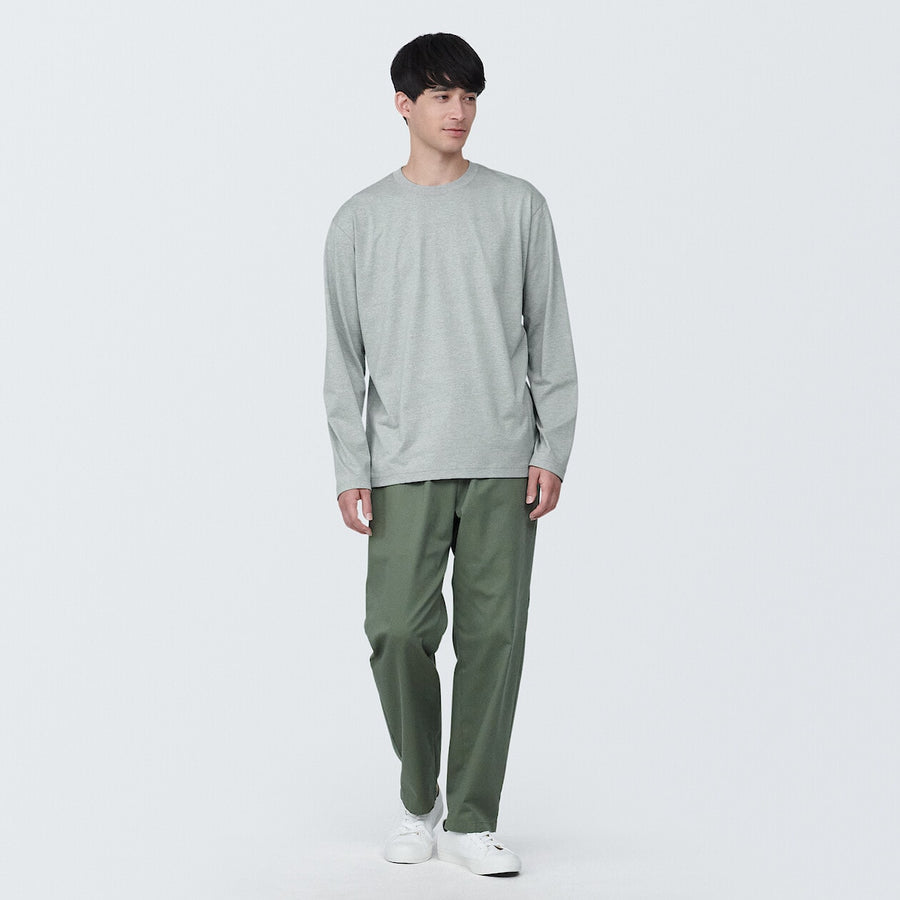 Men's Jersey crew neck L/S T-shirt WhiteXS