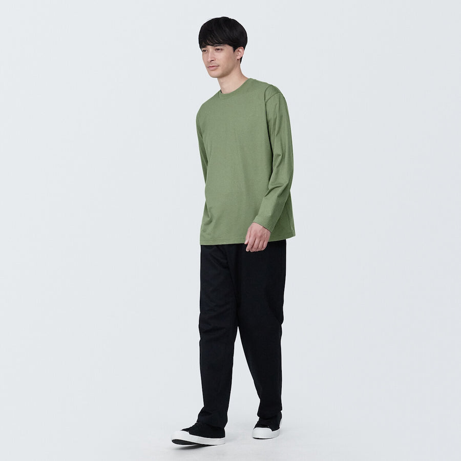 Men's Jersey crew neck L/S T-shirt WhiteXS