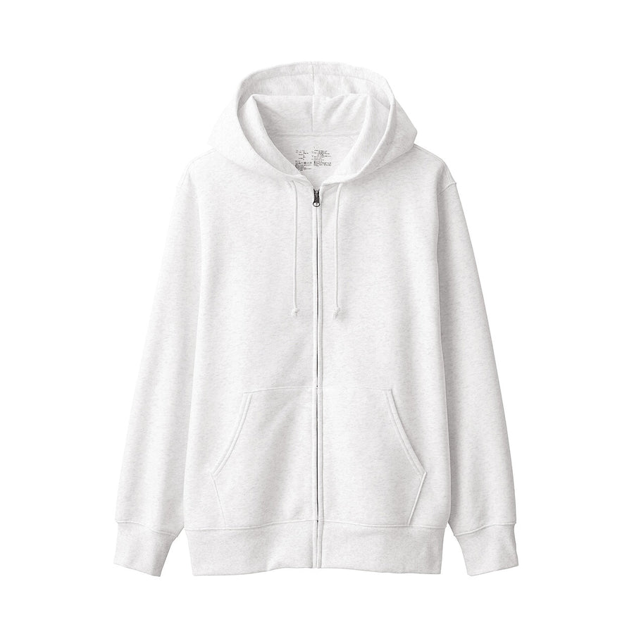 Men's Sweat Zip up hoody Light greyXS