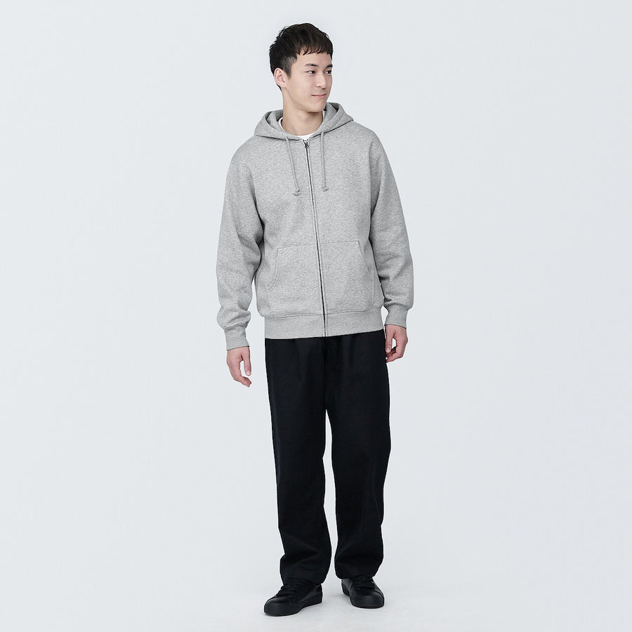 Men's Sweat Zip up hoody Light greyXS