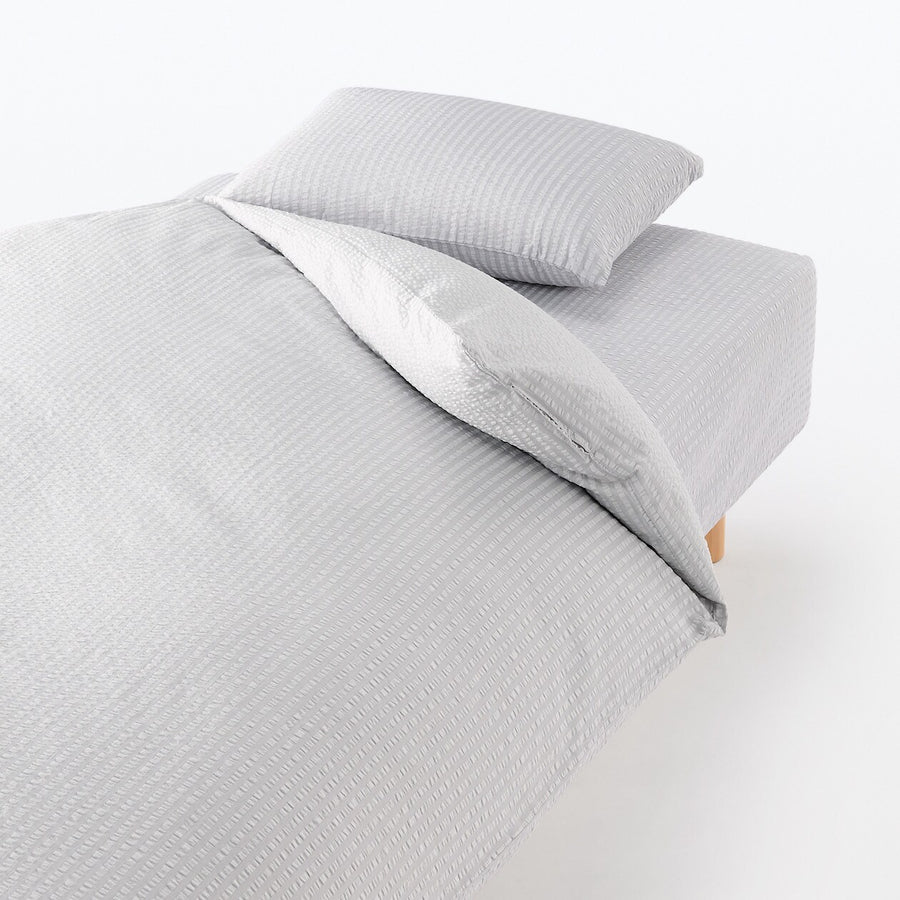 COTTON SEERSUCKER DUVET COVER S