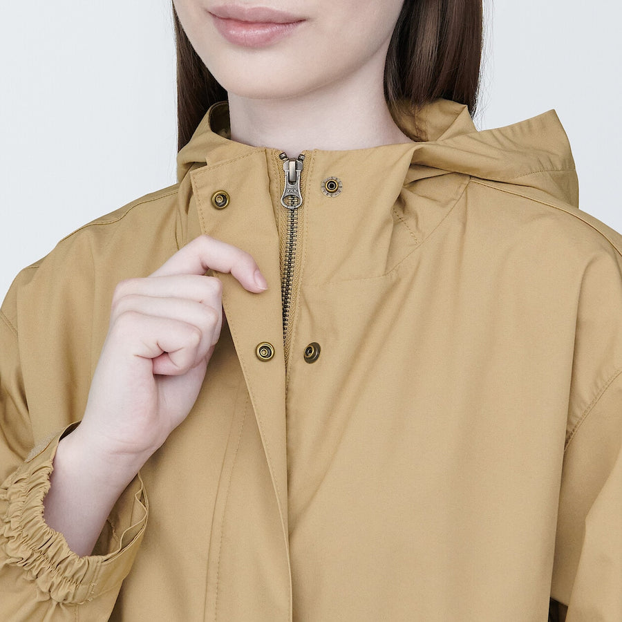 Women's Water repellent Hooded jacketIvoryXS