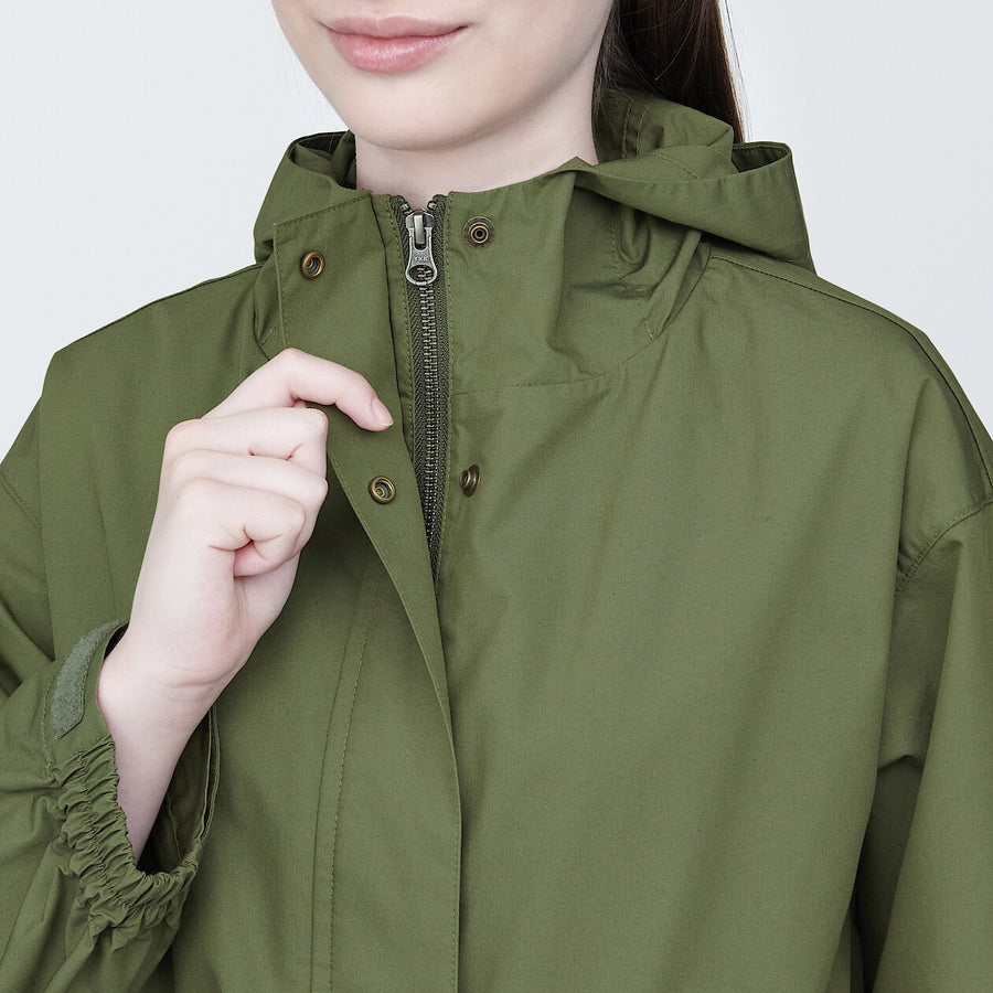 Women's Water repellent Hooded jacketIvoryXS