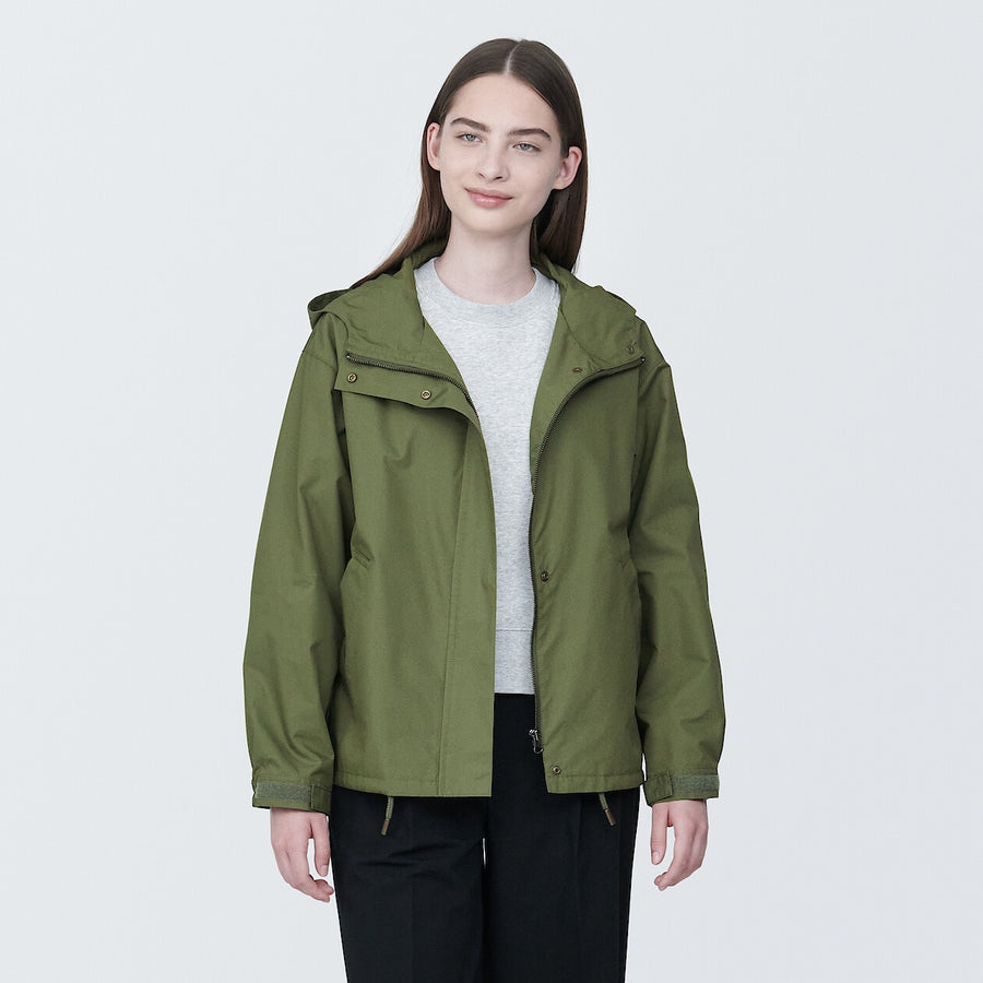 Women's Water repellent Hooded jacketIvoryXS