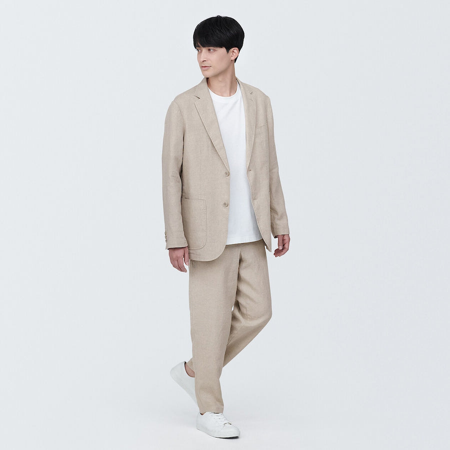 M's Linen JacketMedium grayXS