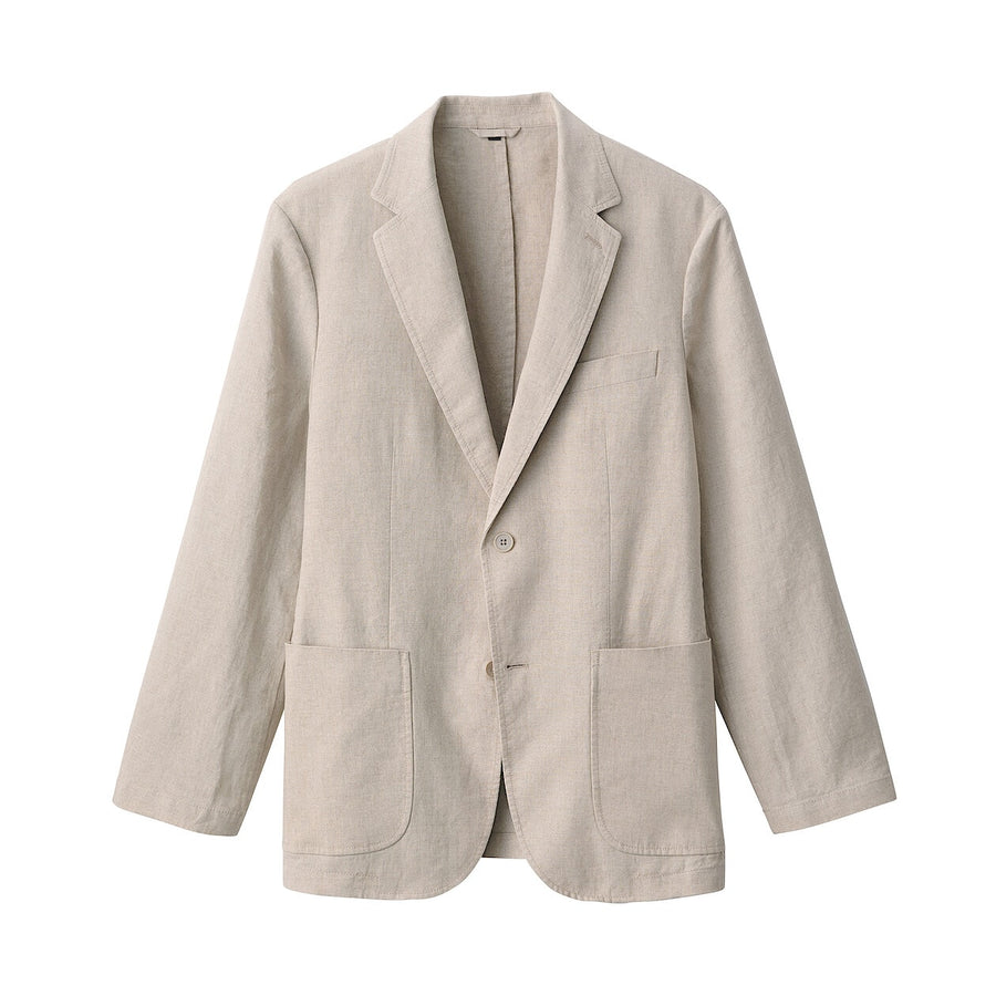 M's Linen JacketMedium grayXS