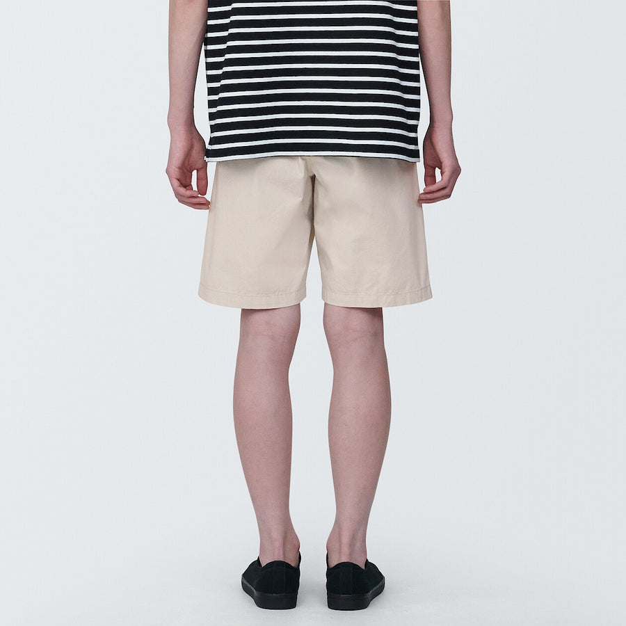 M's Washed broadcloth ShortsLight grayXS