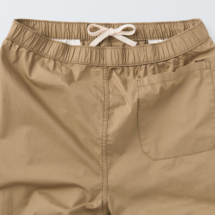 M's Washed broadcloth ShortsLight grayXS